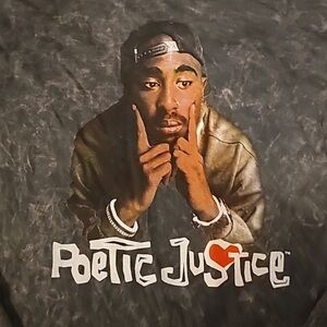 Poetic Justice Graphic Tee Women’s Size Small